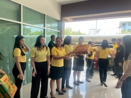 พิธีเจริญพระพุทธมนต์และทำบุญตักบาตรถวายพระราชกุศล เนื่องในโอกาสวันเฉลิมพระชนมพรรษา พระบาทสมเด็จพระเจ้าอยู่หัว 28 กรกฎาคม 2568